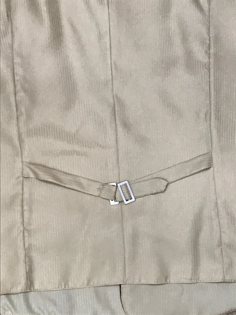 Vintage Herren-Weste Größe 58 – Dunkelbraun gestreift im 20er Jahre Look