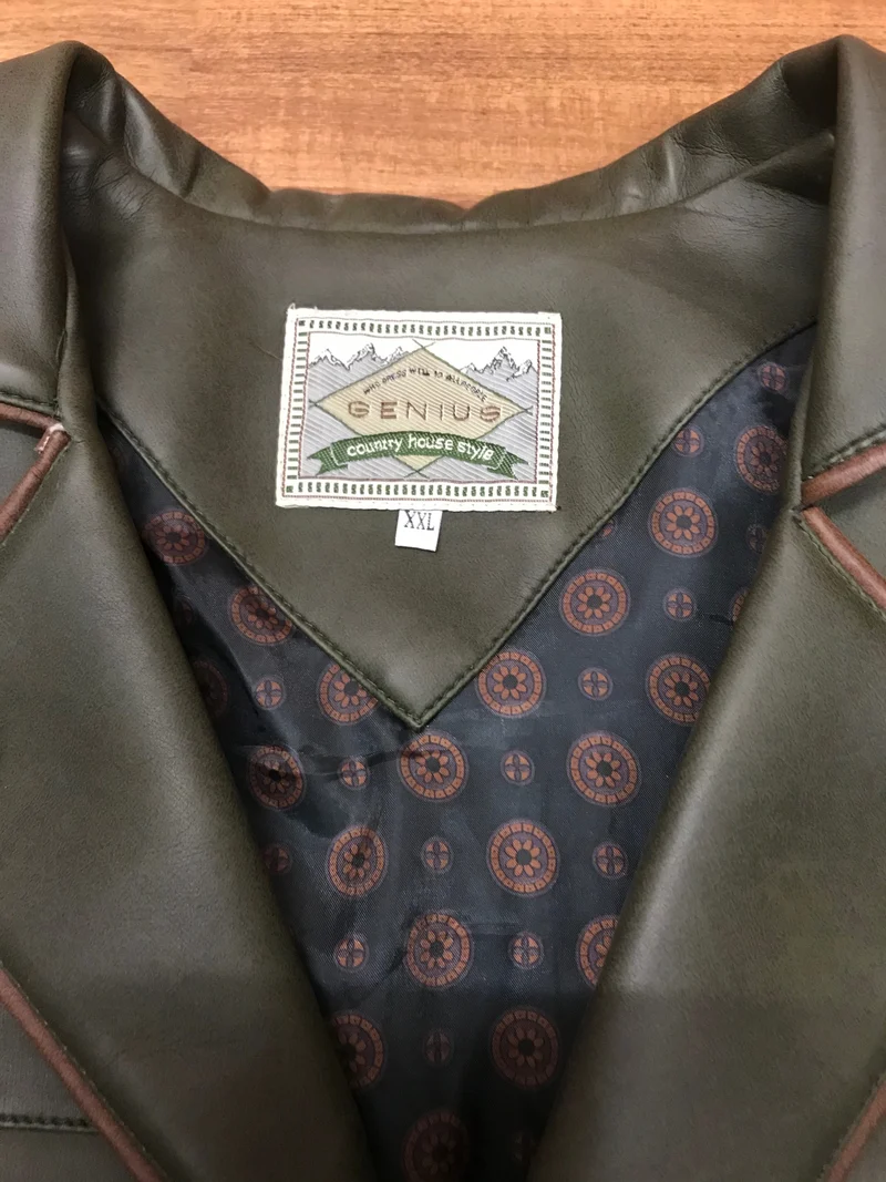 Trachtenweste Herren – GENIUS – oliv, Gr. 56 (neuwertig)