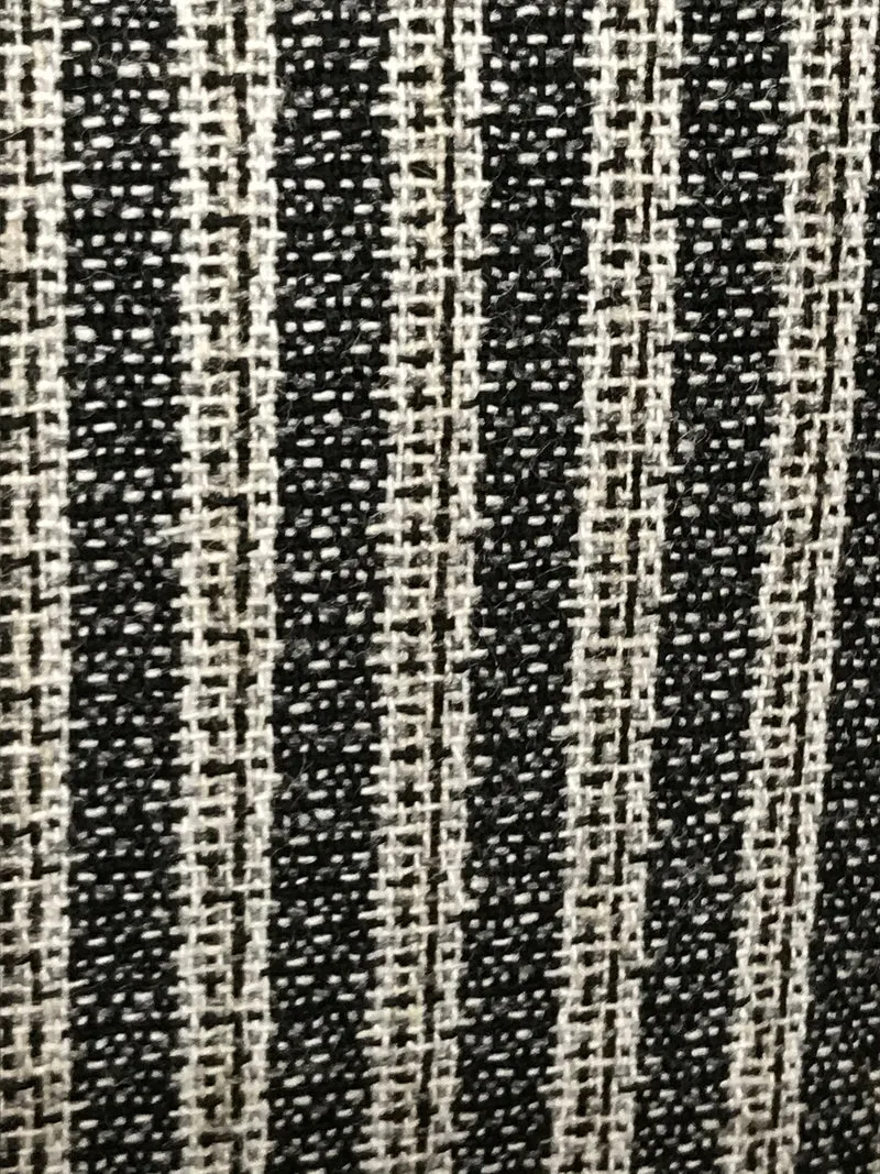 Vintage Herren-Weste Größe 64 – Schwarz-Weiß gestreift in Übergröße
