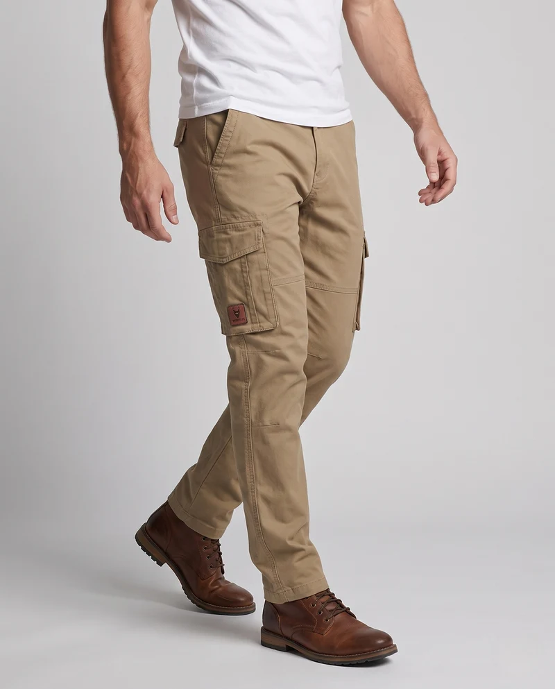 Herren Cargohose mit Multifunktions-Taschen, verstärkten Nähten und geradem Schnitt Nord Taschen