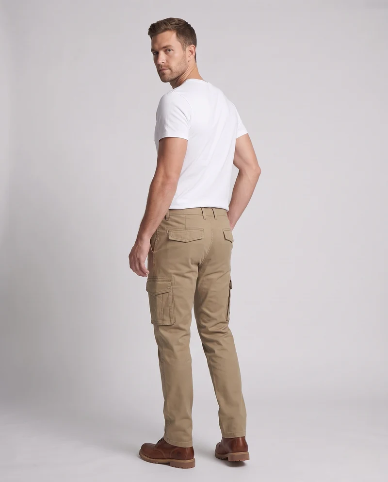 Herren Cargohose mit Multifunktions-Taschen, verstärkten Nähten und geradem Schnitt Nord Taschen