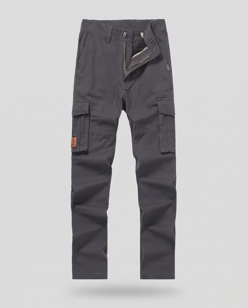Herren Cargohose mit Multifunktions-Taschen, verstärkten Nähten und geradem Schnitt Nord Taschen