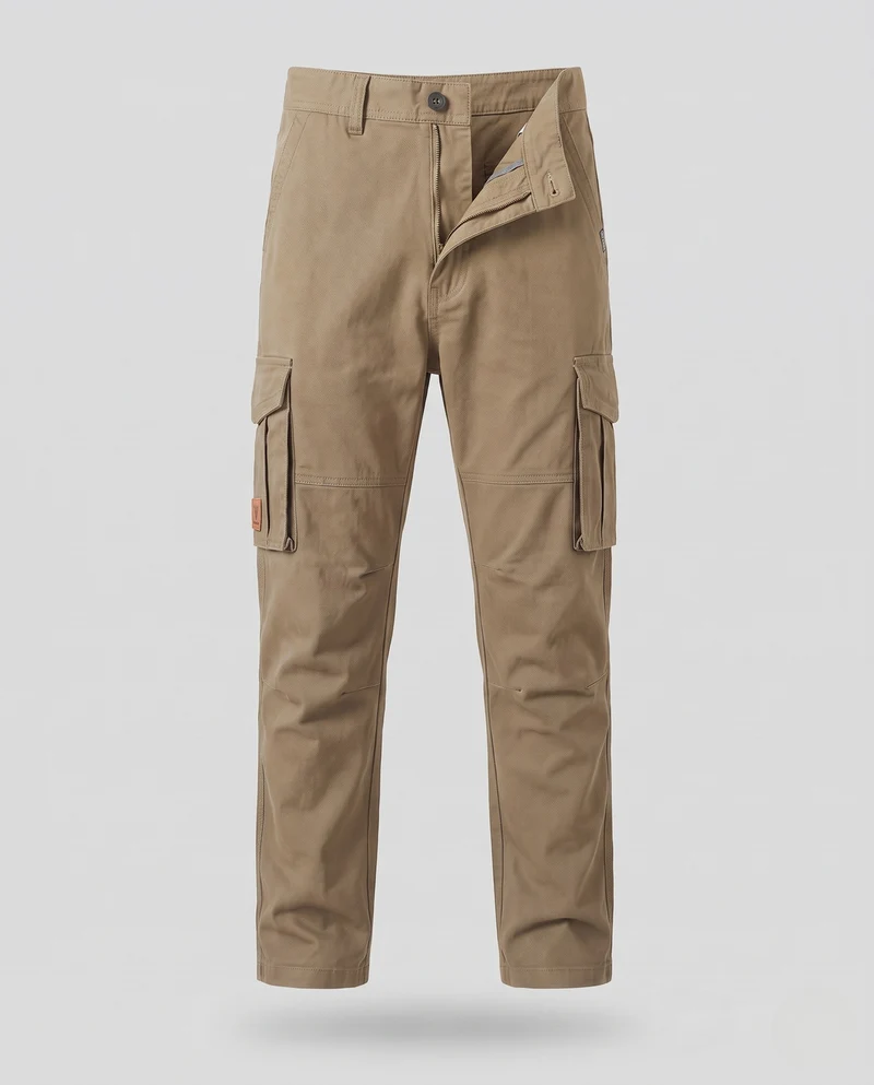 Herren Cargohose mit Multifunktions-Taschen, verstärkten Nähten und geradem Schnitt Nord Taschen