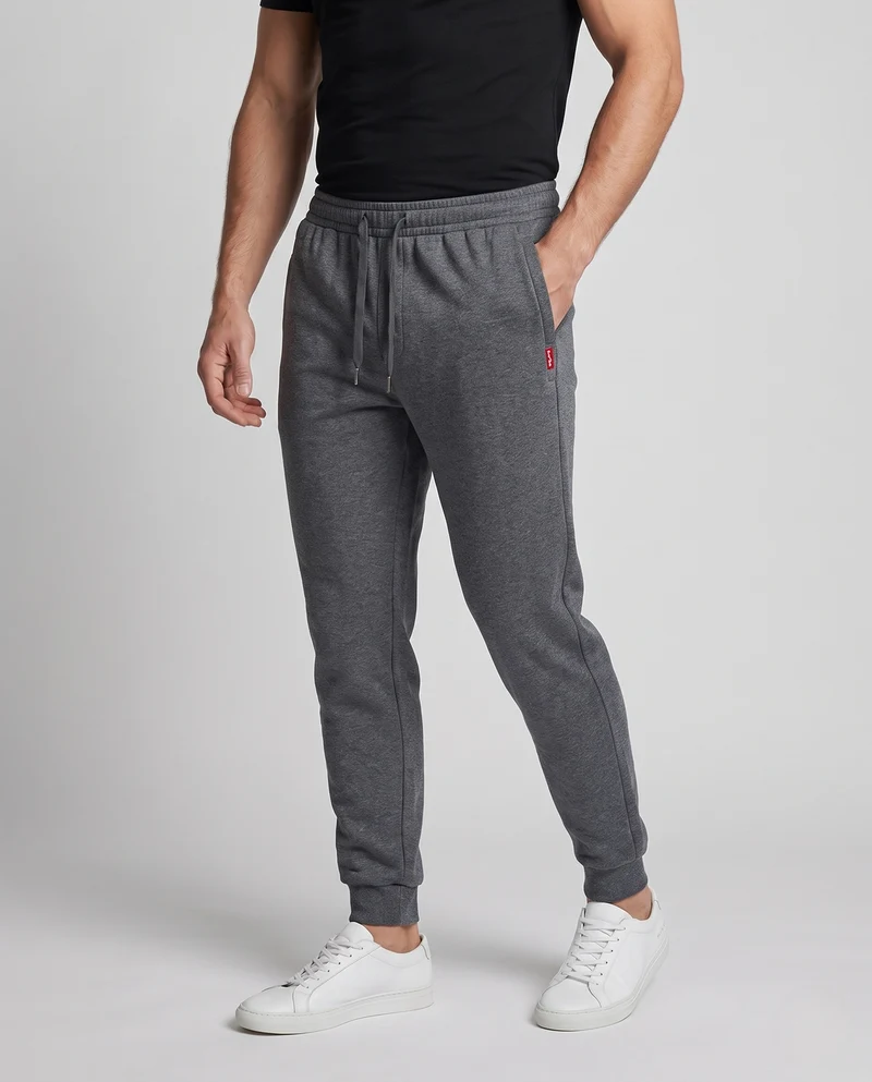 Herren Gefütterte Thermo-Jogginghose mit elastischem Bund und schmal zulaufendem Bein Nord Taschen