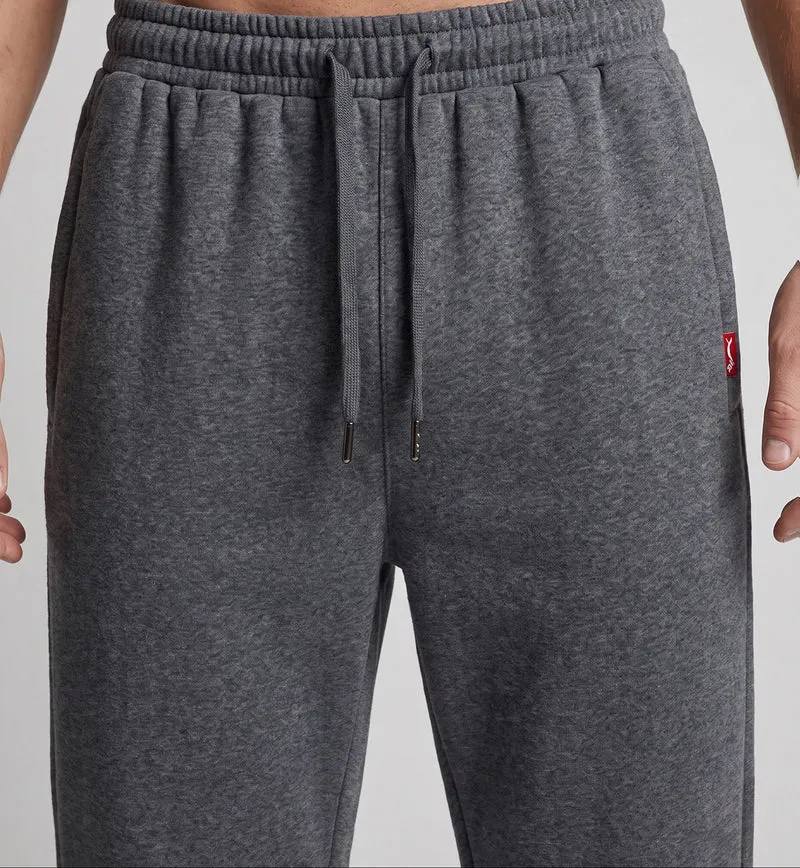 Herren Gefütterte Thermo-Jogginghose mit elastischem Bund und schmal zulaufendem Bein Nord Taschen