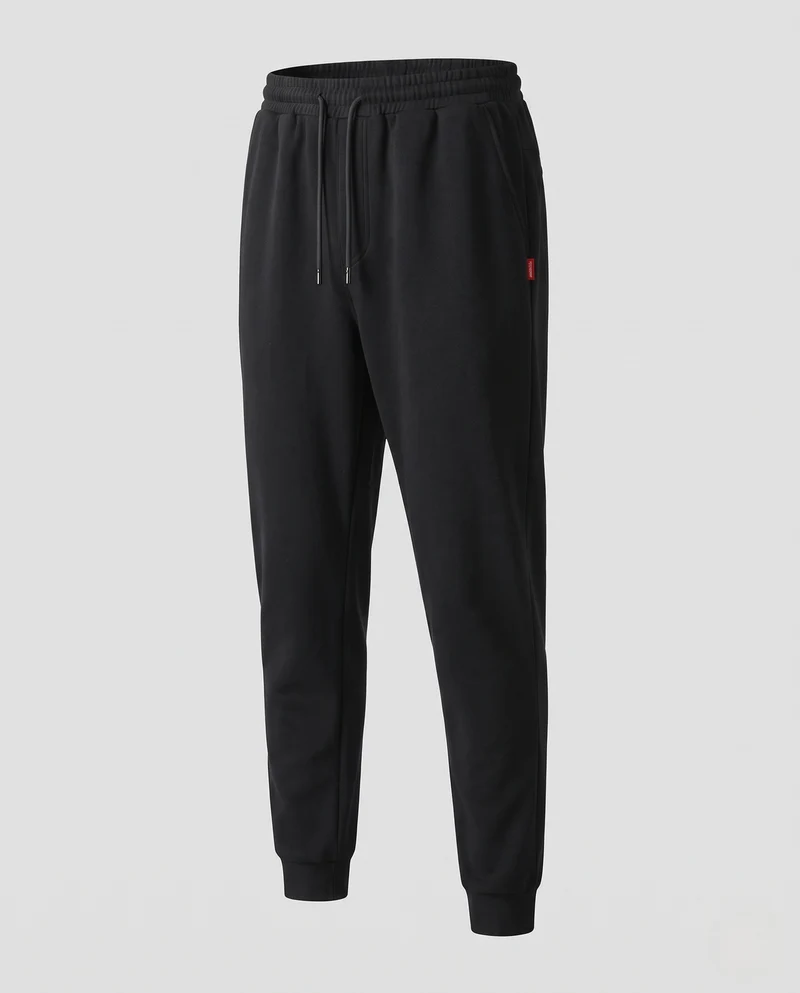 Herren Gefütterte Thermo-Jogginghose mit elastischem Bund und schmal zulaufendem Bein Nord Taschen