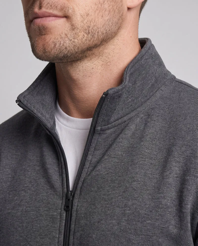 Herren Modernes Freizeit-Jogginganzug-Set aus Performance-Fleece mit Stehkragen und Reißverschlusstaschen Nord Taschen
