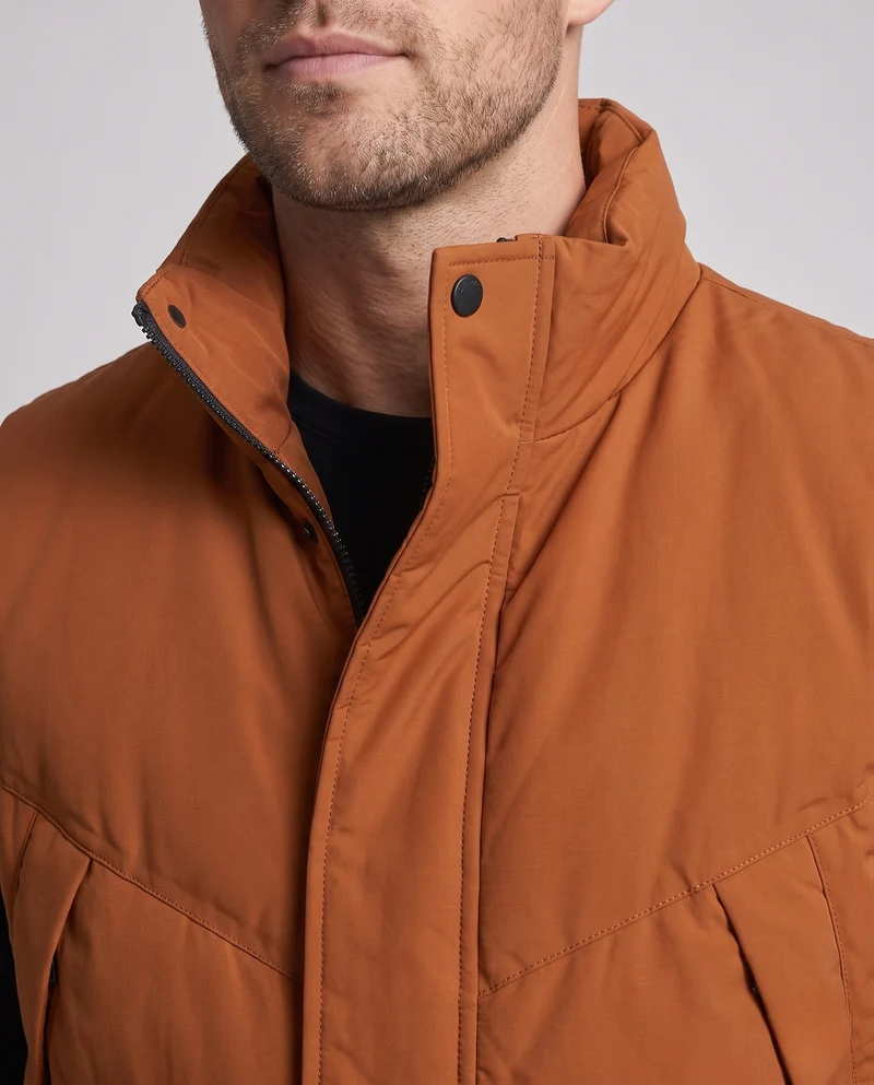 Herren Steppweste mit Thermoisolierung, hohem Stehkragen und verstellbarem Saum Nord Taschen