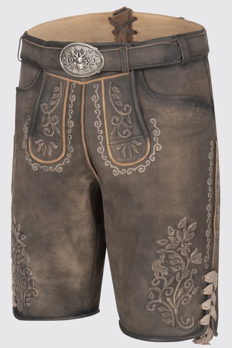 Herren Lederhose - PEPE % - Trachtenhose - Krüger Buam - 961065-000-0007