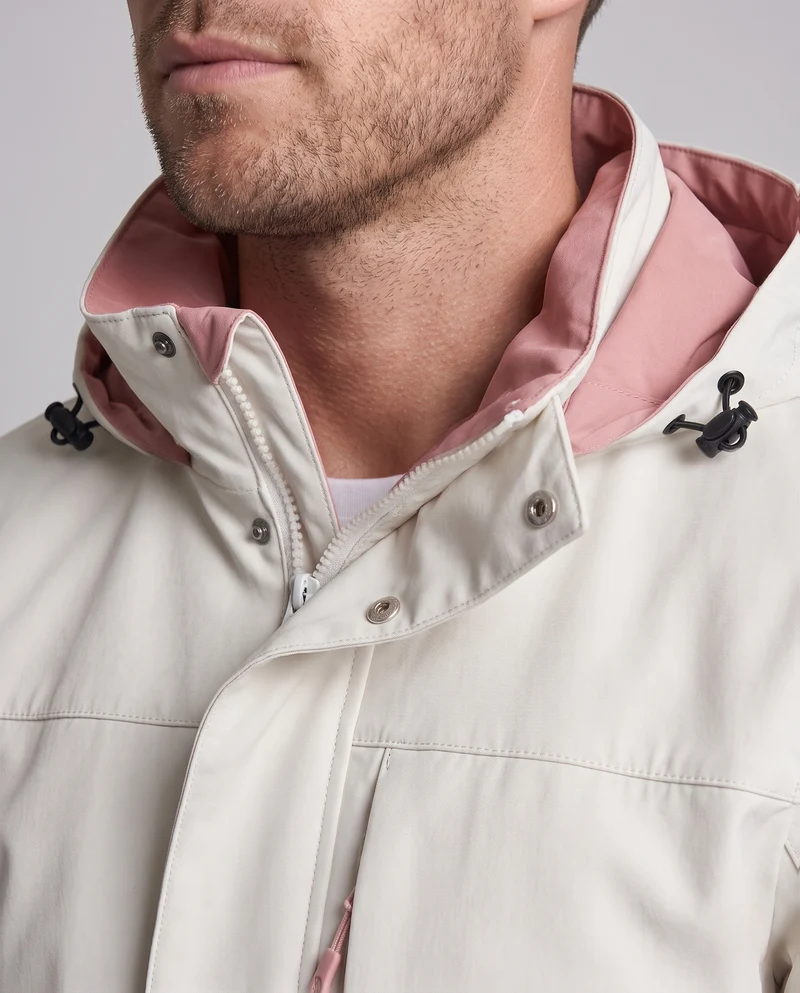 Herren Wasserfeste Softshell-Outdoorjacke mit Kapuze, winddichter Außenlage und verdeckter Reißverschluss Nord Taschen