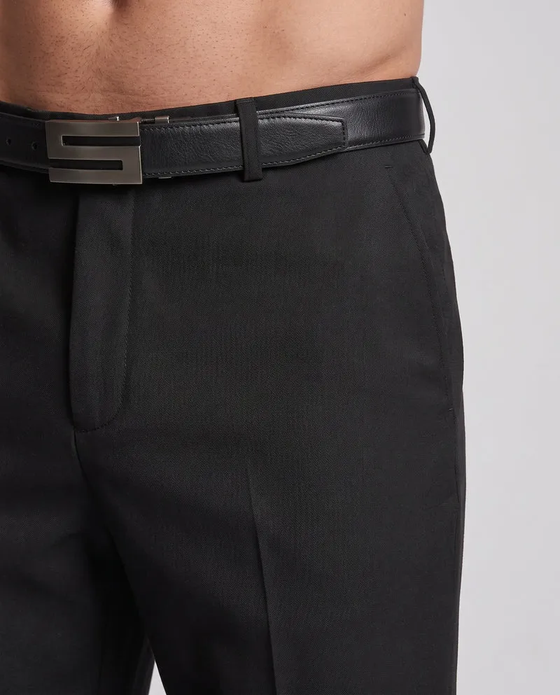 Herren Thermisch gefütterte Twill-Hose mit elastischem Bund und bügelleichter Oberfläche Nord Taschen