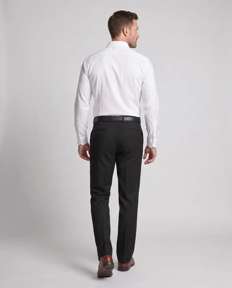 Herren Thermisch gefütterte Twill-Hose mit elastischem Bund und bügelleichter Oberfläche Nord Taschen