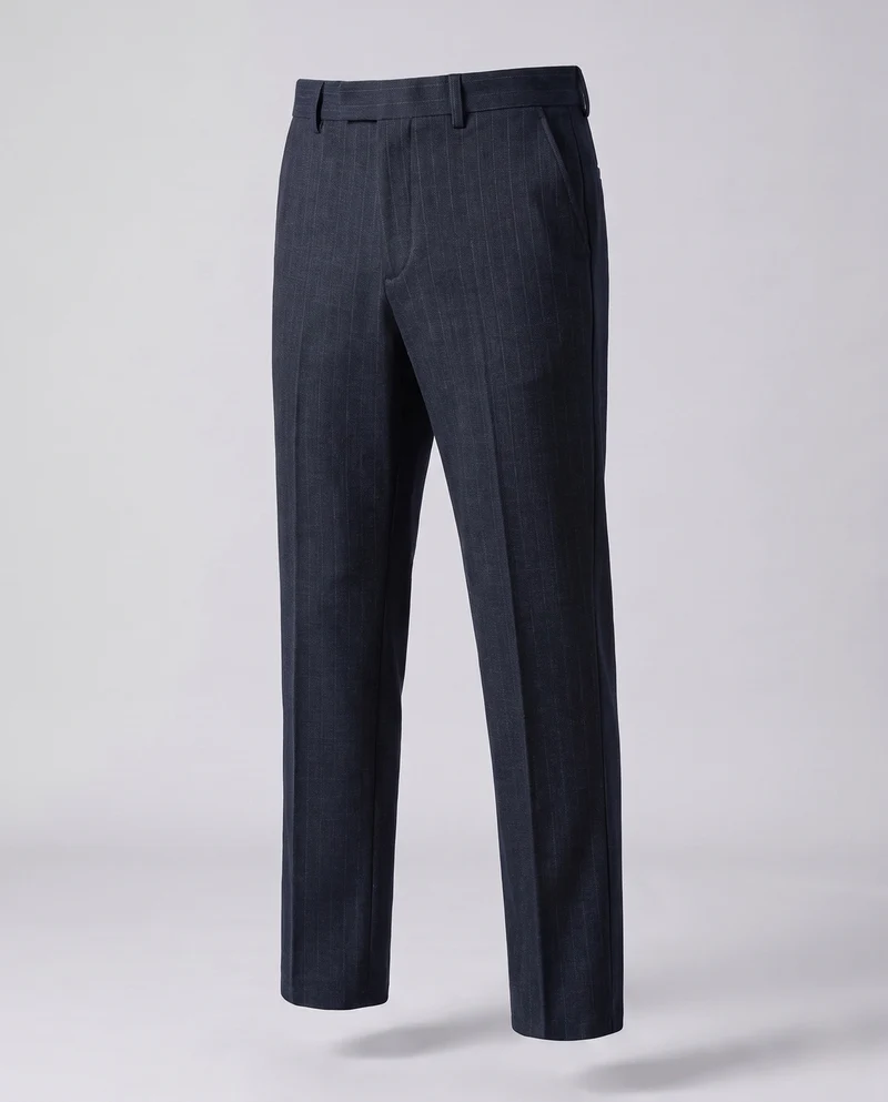 Herren Thermisch gefütterte Twill-Hose mit elastischem Bund und bügelleichter Oberfläche Nord Taschen