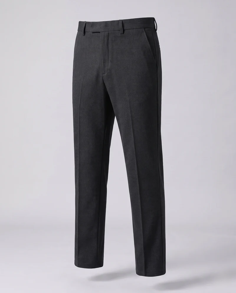 Herren Thermisch gefütterte Twill-Hose mit elastischem Bund und bügelleichter Oberfläche Nord Taschen