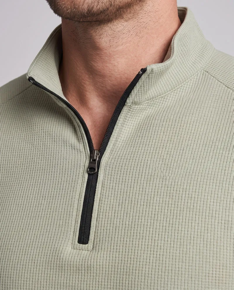 Herren Thermisches Langarm-Halbzip-Funktionsshirt mit wärmender Fleece-Innenlage Nord Taschen