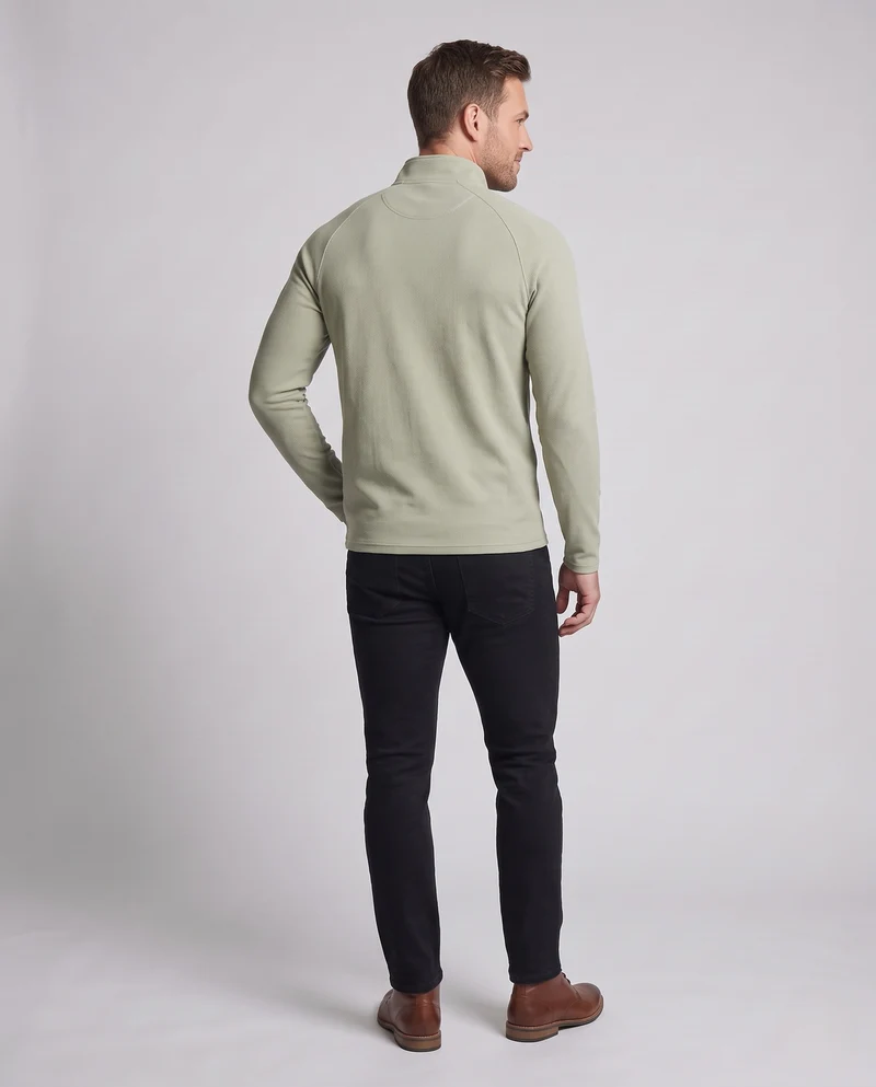 Herren Thermisches Langarm-Halbzip-Funktionsshirt mit wärmender Fleece-Innenlage Nord Taschen