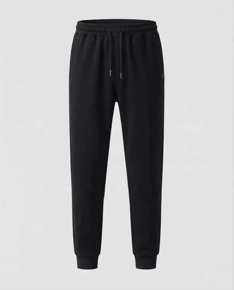 Herren Thermo-Fleece Jogginghose mit elastischem Bund und Bündchen Nord Taschen