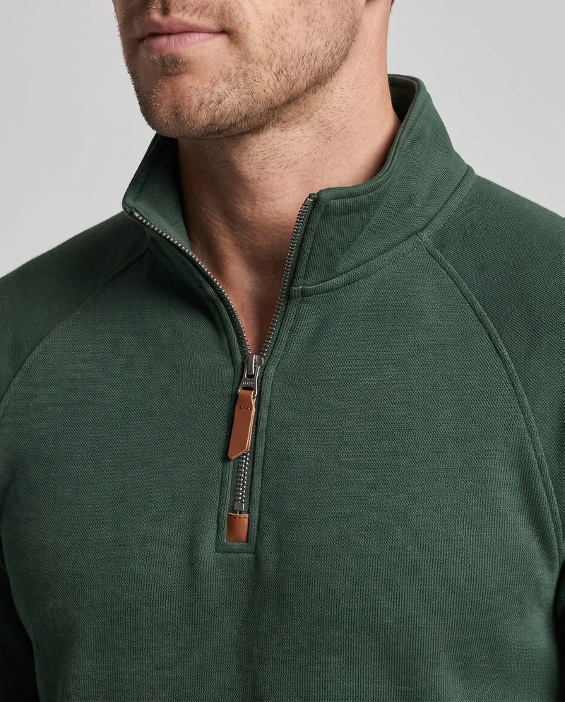 Herren Thermo-Halbzip-Pullover mit Stehkragen und wärmender Fleece-Innenseite Nord Taschen