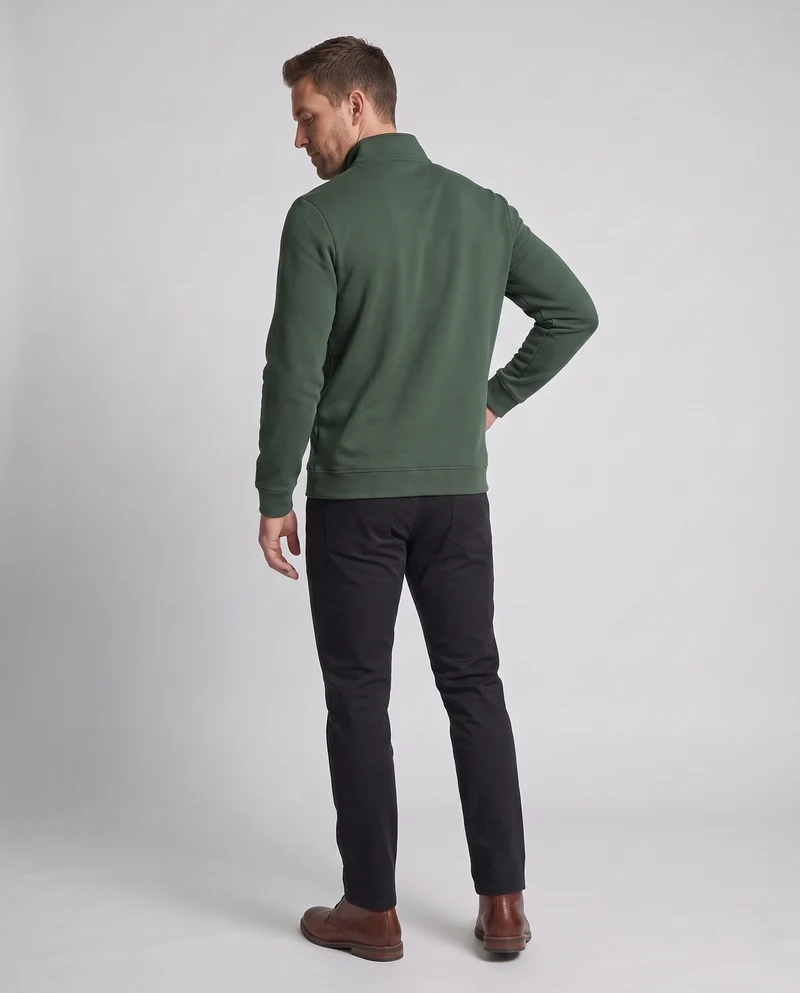Herren Thermo-Halbzip-Pullover mit Stehkragen und wärmender Fleece-Innenseite Nord Taschen