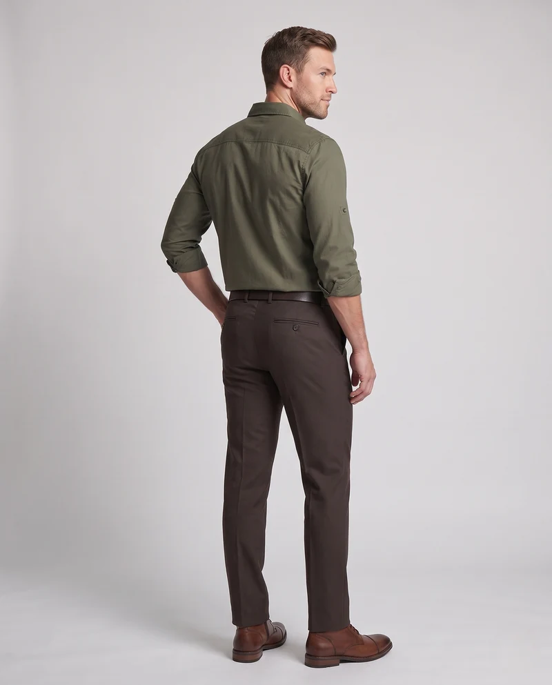 Herren Thermo-Hemd Slim Fit mit Teddy-Innenfutter und Brusttasche Nord Taschen