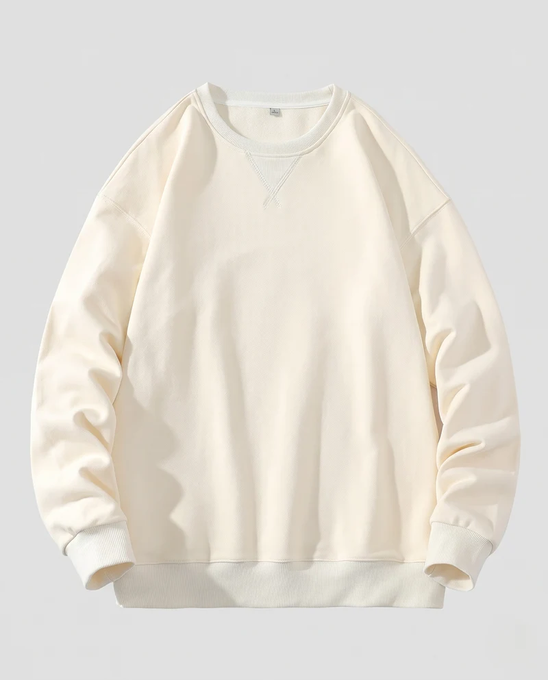 Unisex Oversize-Sweatshirt mit Rundhalsausschnitt, angerauter Innenseite und gerippten Abschlüssen Nord Taschen