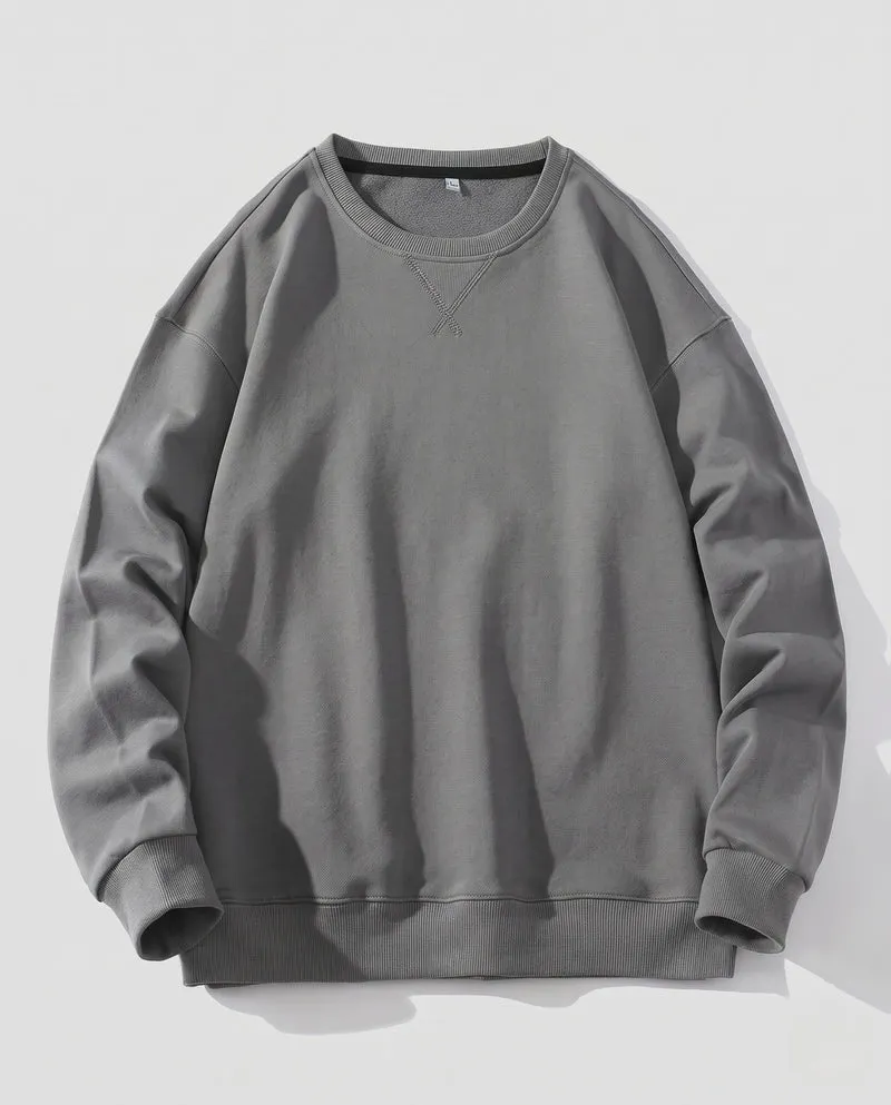 Unisex Oversize-Sweatshirt mit Rundhalsausschnitt, angerauter Innenseite und gerippten Abschlüssen Nord Taschen