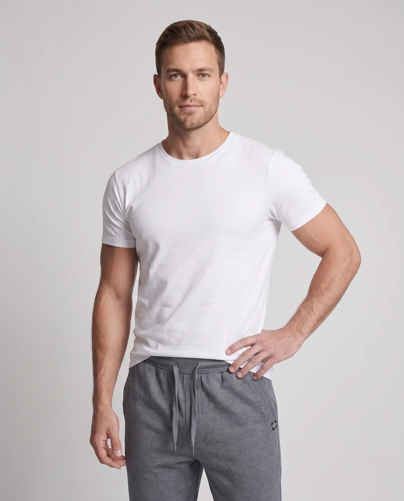 Herren Thermo-Jogginghose mit Fleece-Innenfutter, Kordelzug und elastischen Beinbündchen Nord Taschen