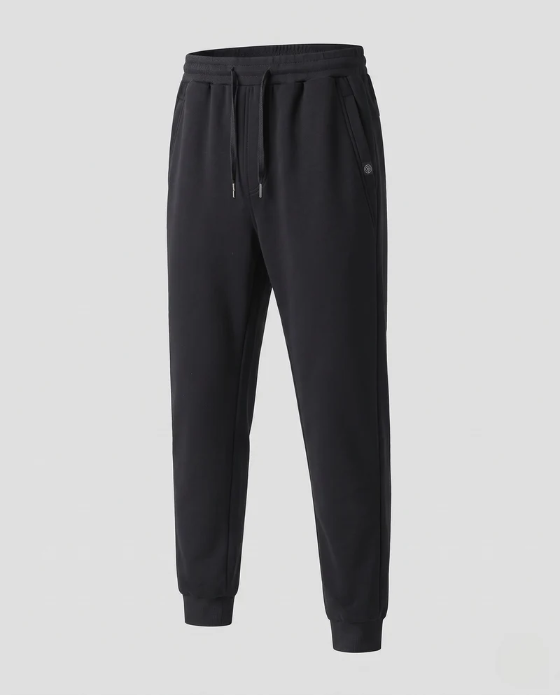 Herren Thermo-Jogginghose mit Fleece-Innenfutter, Kordelzug und elastischen Beinbündchen Nord Taschen