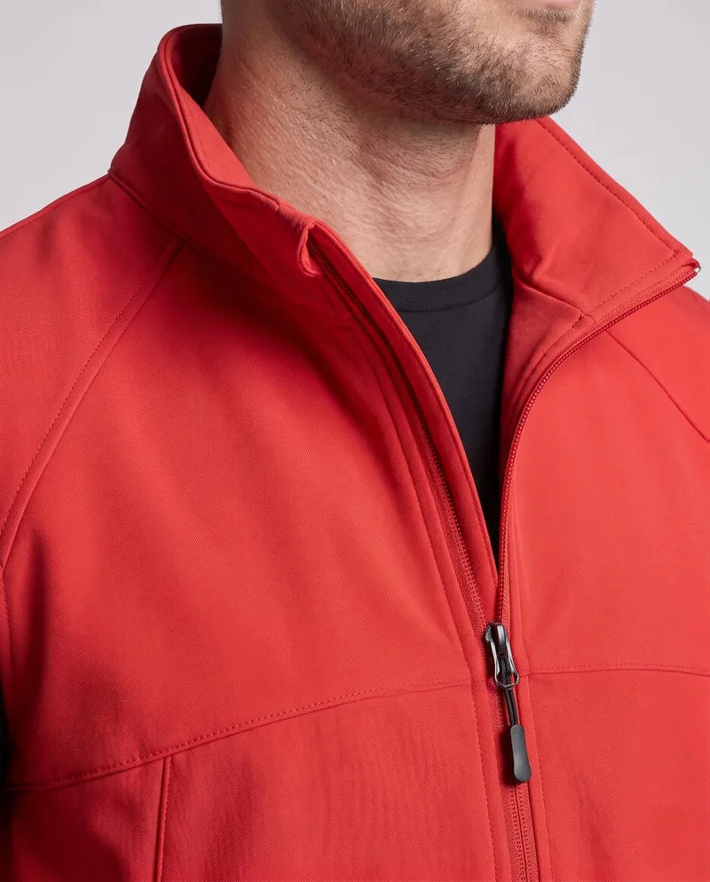 Herren Ultraleichte Atmungsaktive Softshell-Weste mit Mesh-Innenfutter, hohem Stehkragen und Reißverschlusstaschen Nord Taschen