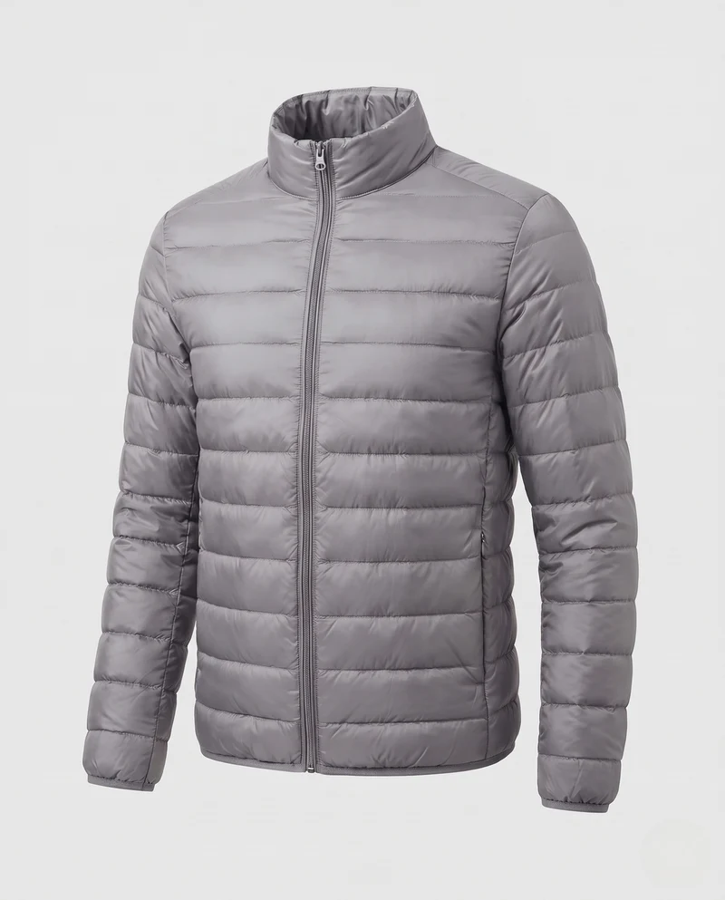 Herren Ultraleichte Kompressions‑Steppjacke mit Stehkragen und Packfunktion Nord Taschen