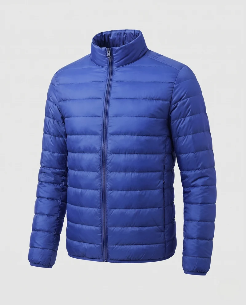 Herren Ultraleichte Kompressions‑Steppjacke mit Stehkragen und Packfunktion Nord Taschen