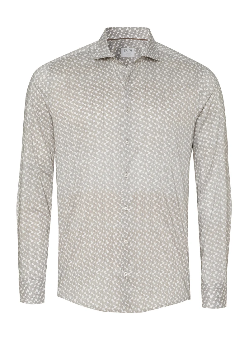 E41005-21703 - Business Stretch Hemd slim fit - braun