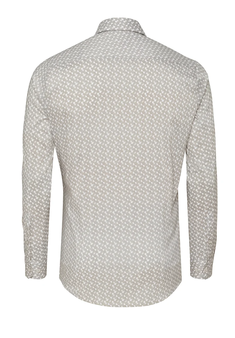 E41005-21703 - Business Stretch Hemd slim fit - braun