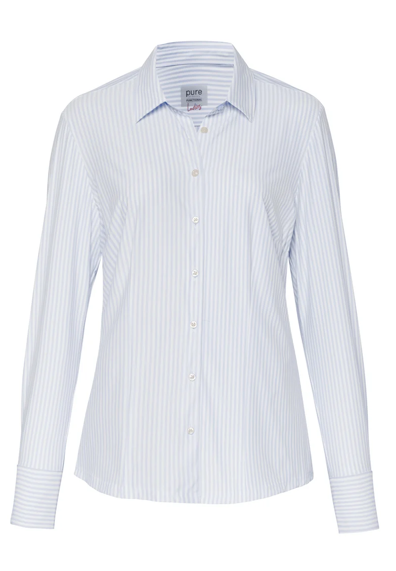4068-91910 - Functional Bluse slim fit - blau