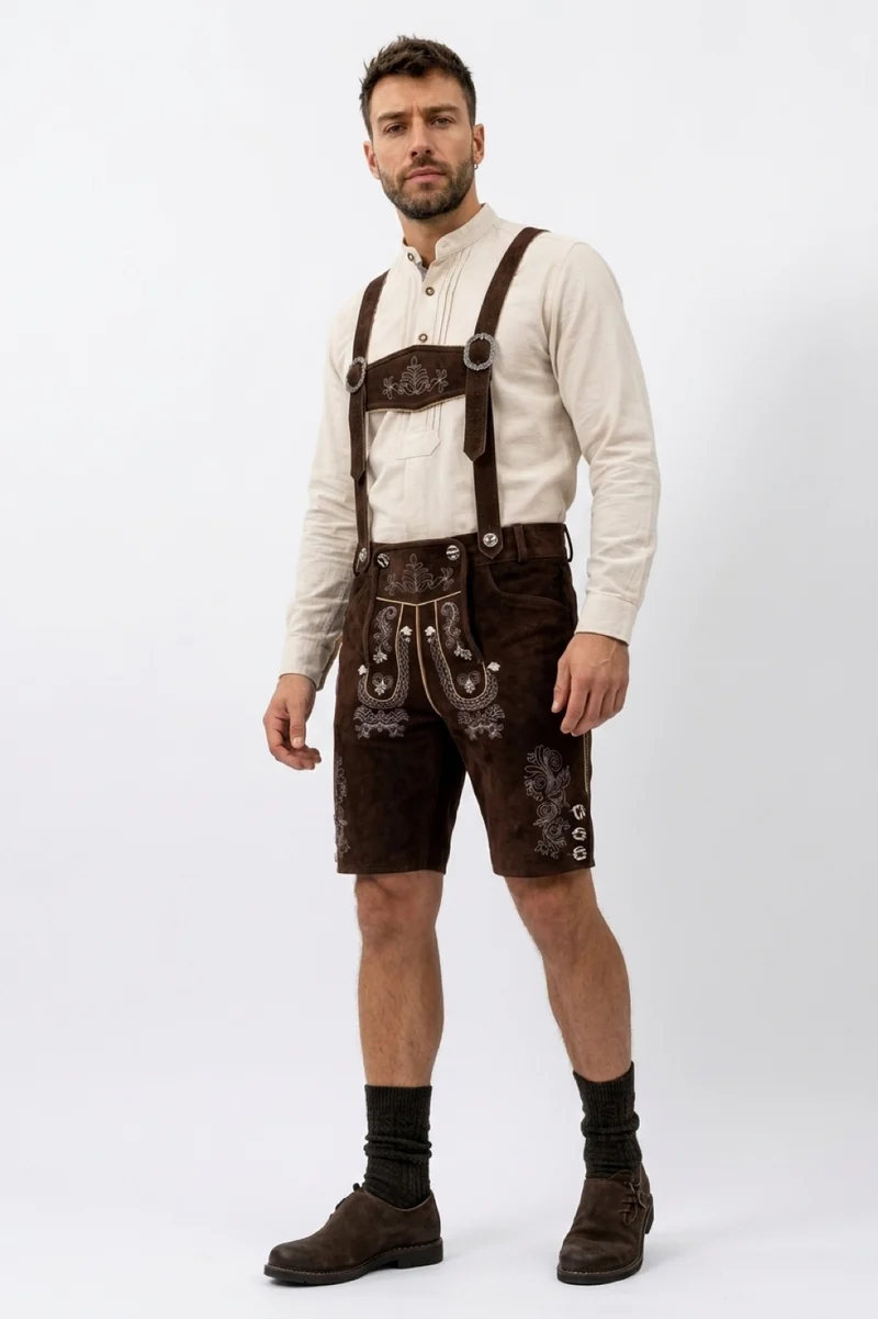 Lederhose Mokka Dark