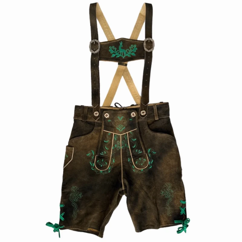 Lederhose Ornament Grün