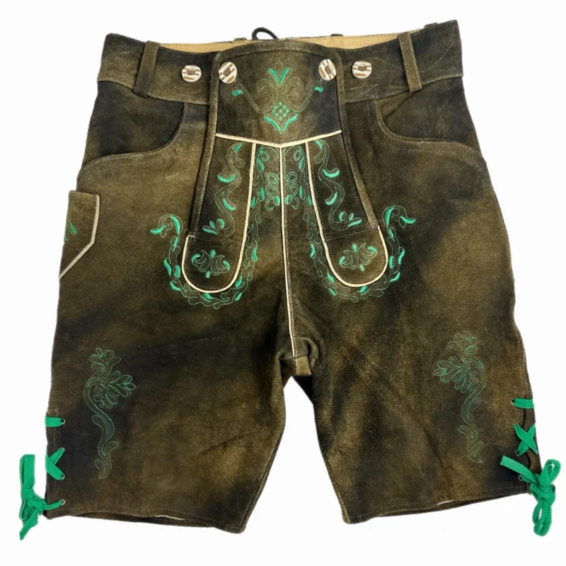 Lederhose Ornament Grün