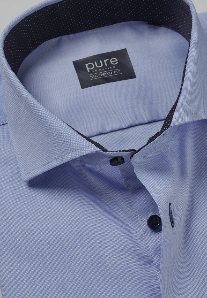 4062-438 - Business Hemd modern fit - blau