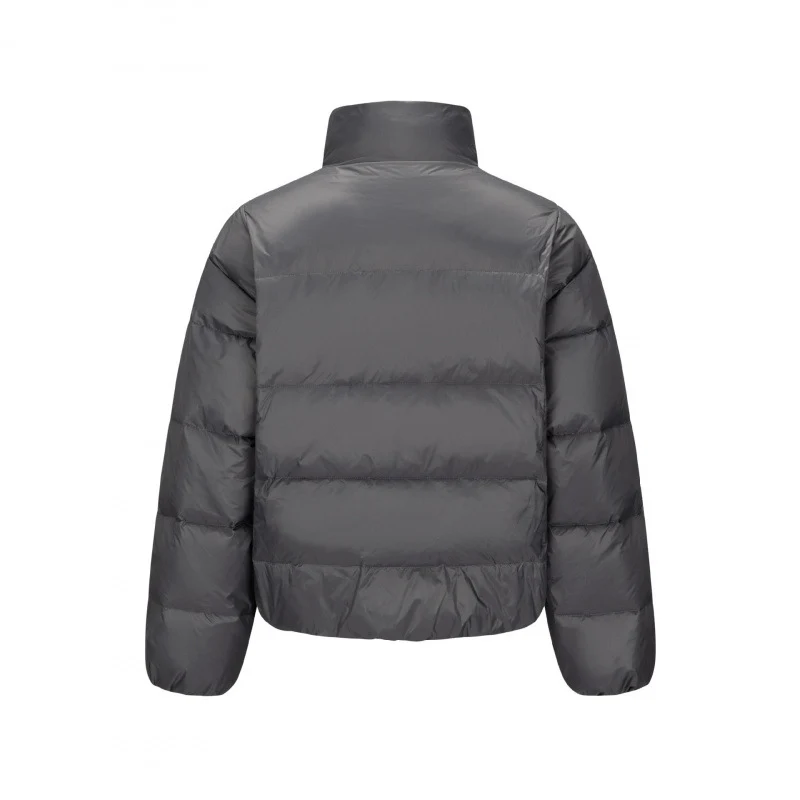 Herren Kurz geschnittene kompakt verstaubare Pufferjacke mit Stehkragen und verdeckter Brusttasche Nord Taschen