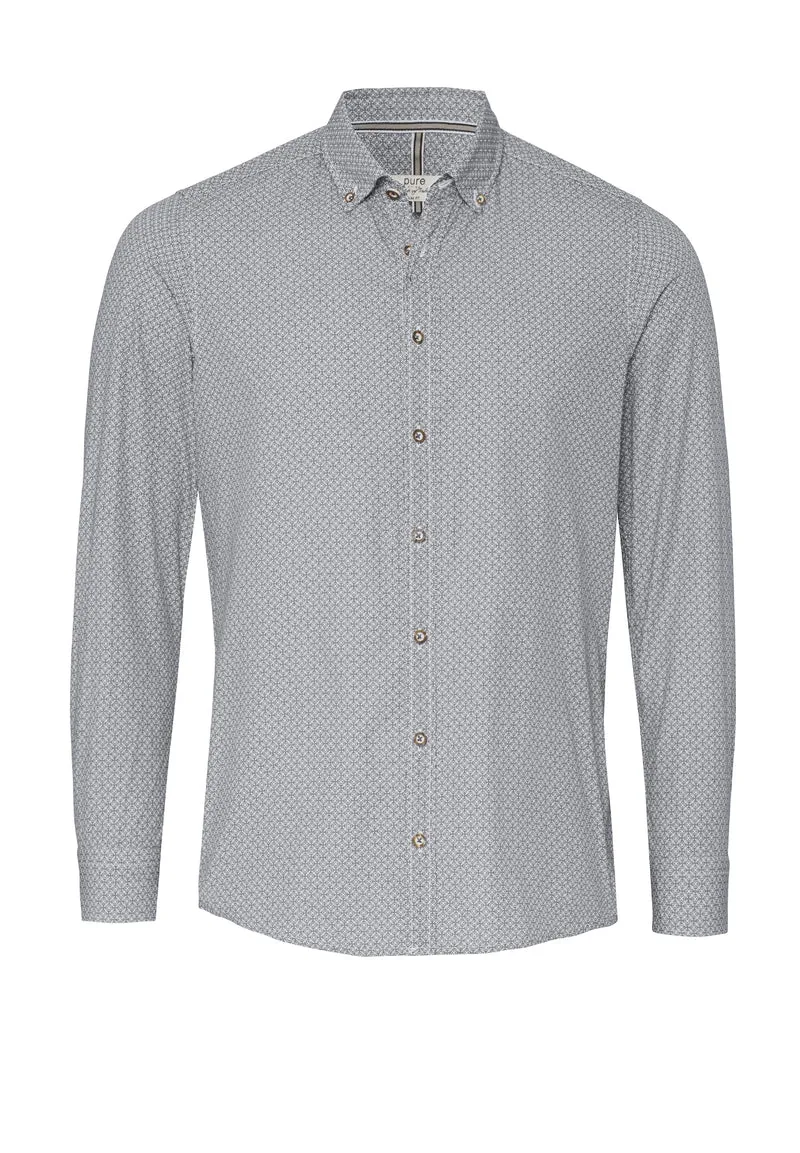 E42618-21299 - Tracht Hemd slim fit - grau