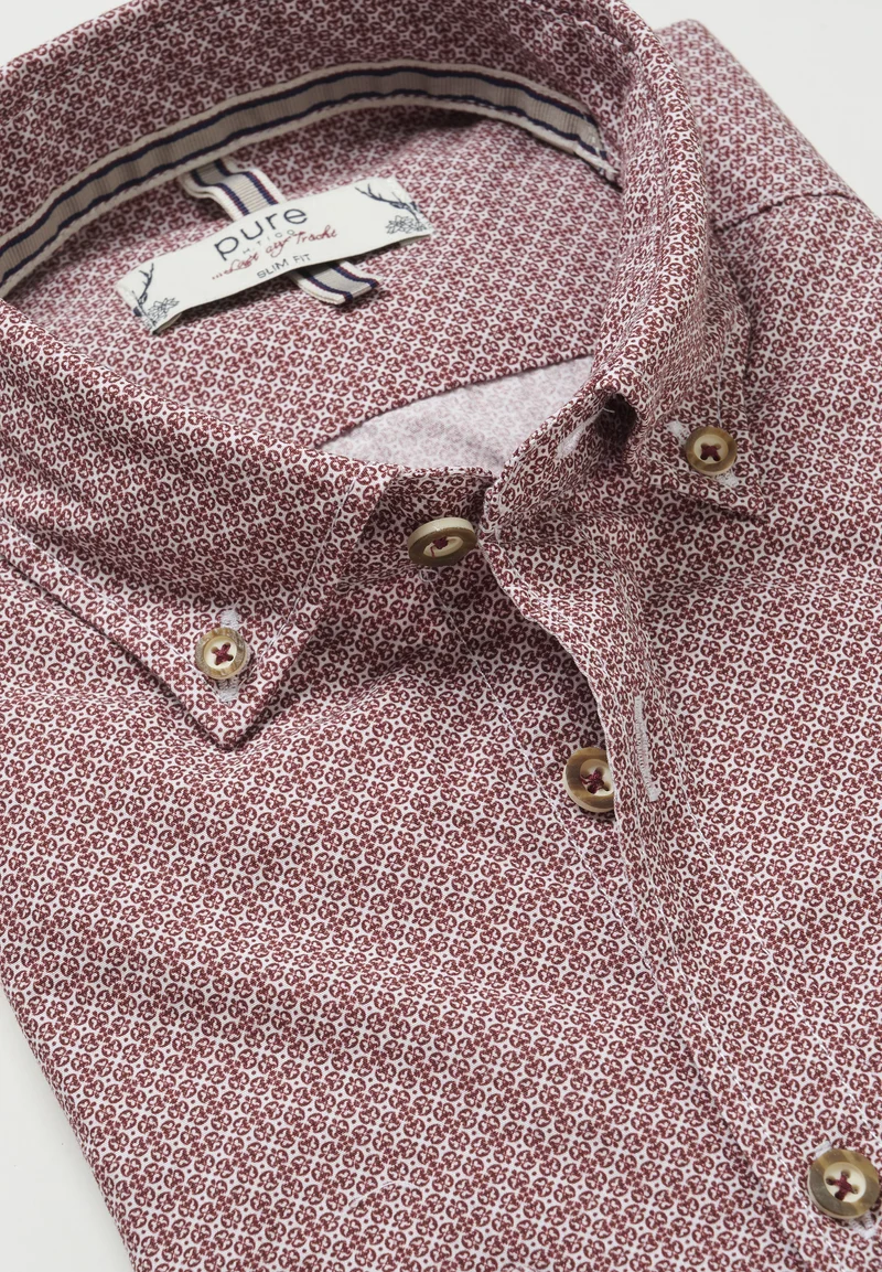 E42618-21299 - Tracht Hemd slim fit - rot