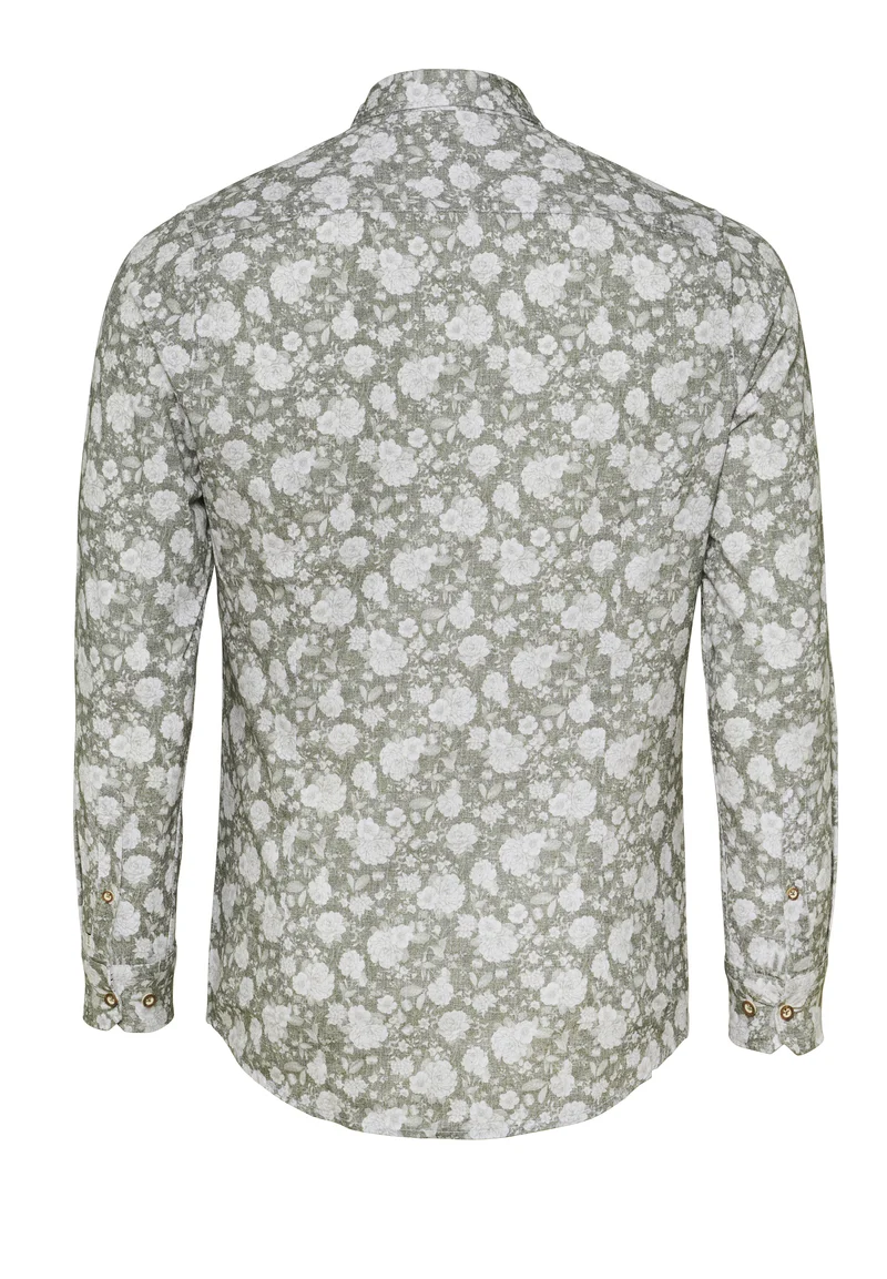 E42610-21193 - Tracht Hemd slim fit - grün