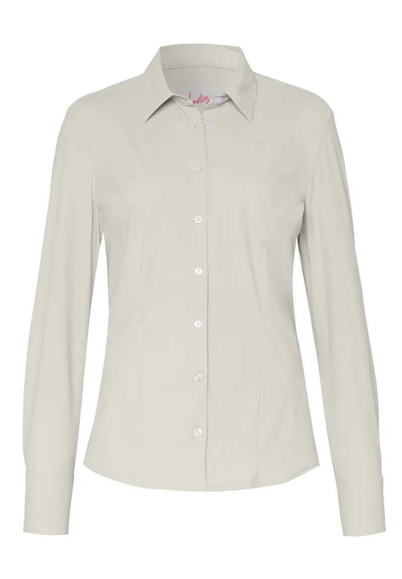 E31350-91910 - Functional Bluse slim fit - beige