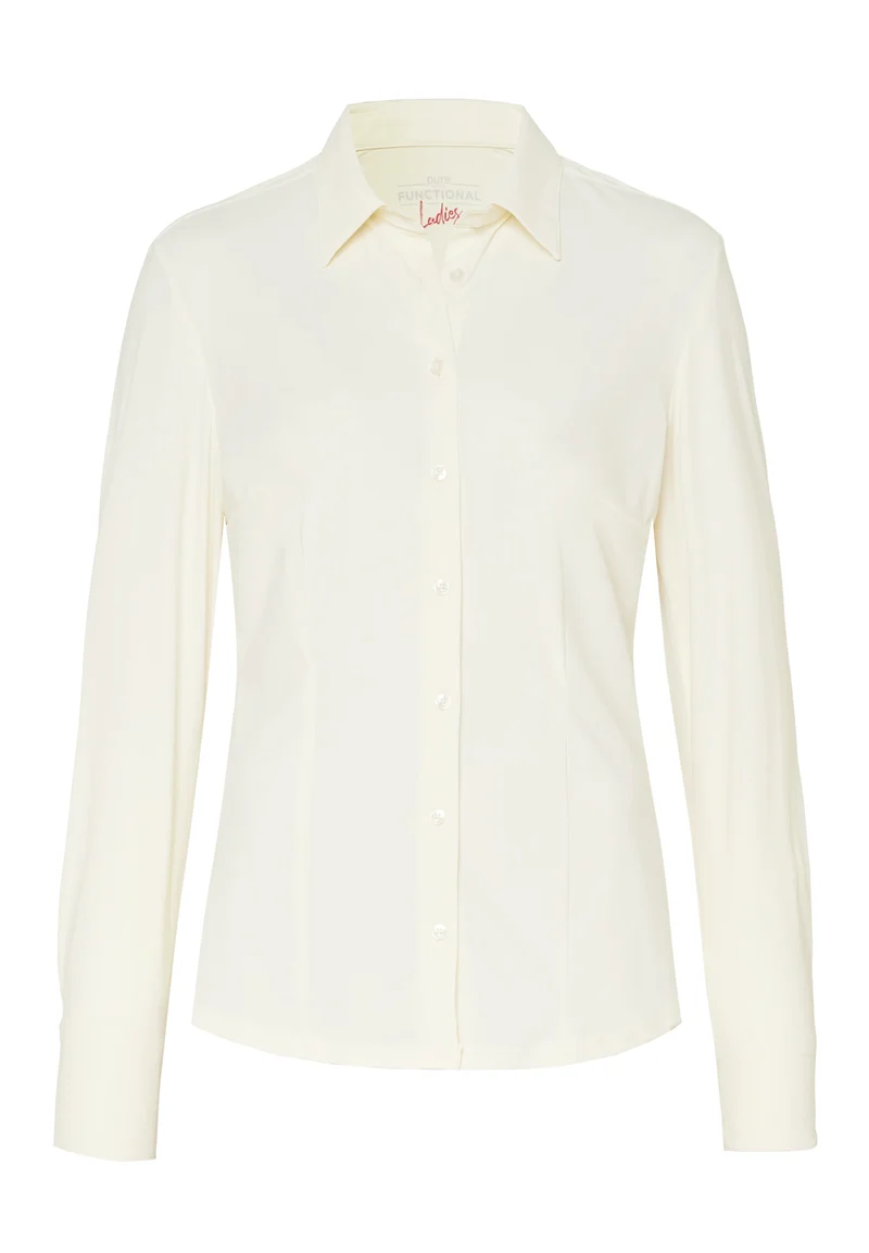 E31350-91910 - Functional Bluse slim fit - beige
