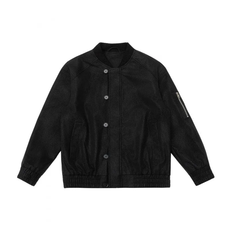 Herren Boxy-Bomberjacke mit strukturiertem Canvas‑Look, geripptem Saum und Ärmeltasche Nord Taschen