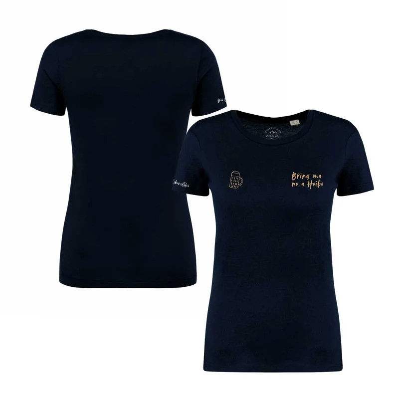 Damen T-Shirt "Bring ma no a Hoibe"