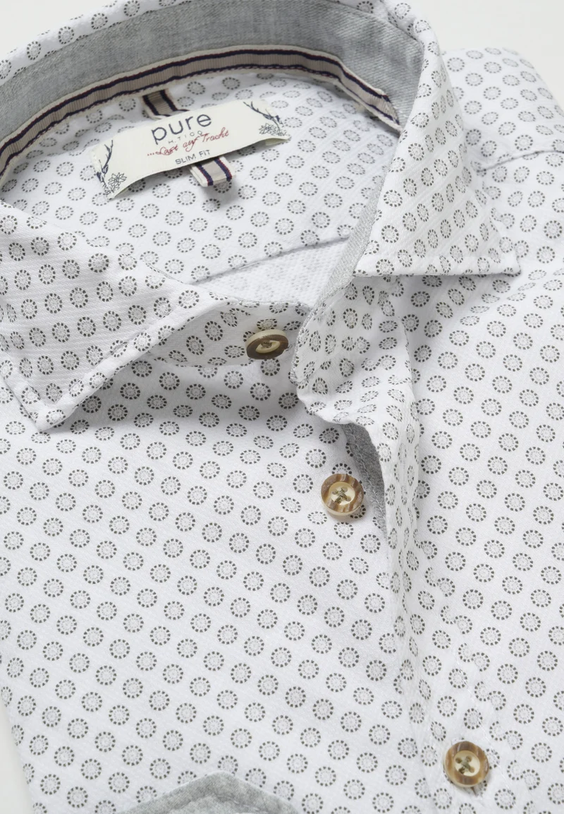E42609-21193 - Tracht Hemd slim fit - grau