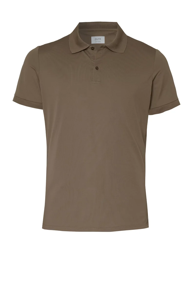 E31321-92933 - Functional Polo slim fit - braun