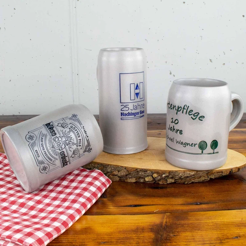 PREMIUM Steinkrug mit Gravur