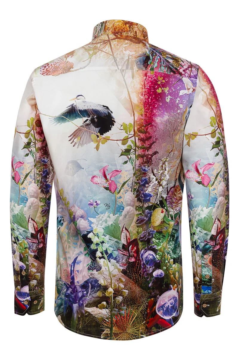Jesper Krijgsman Immersion Print Long Sleeve Shirt for Men